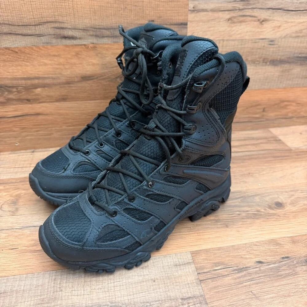 Merrell Moab 3 Waterproof Tactical Boots women Size 7 Triple Black